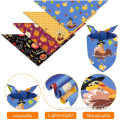 2020 accesorios triangulares reversibles de calabaza con bandana para perros